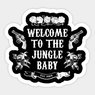 Welcome To The Jungle Sticker